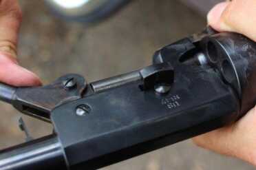 The Original Hand Cannon--no FFL required Balls are seated with a simple push form the loading lever.