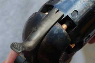 The Original Hand Cannon--no FFL required In this position, the gun is more safely carried.