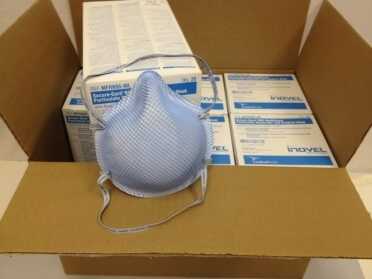 A regular surgical mask or an even better N95 mask will protect you from sneezes and vomit. They are on Ebay by the case for less than $1 each. 