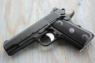 The trigger is the only bright piece on the CCO. 