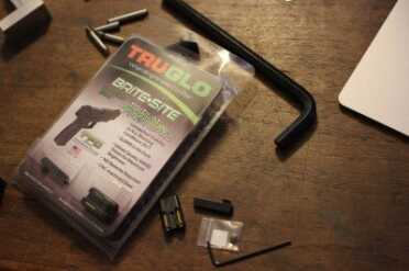 Jennings Machine Sight Pusher and TruGlo GLOCK Sights xxxx