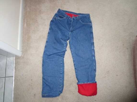 Wranglers!  For those who are snow bound, get yourself a pair! 