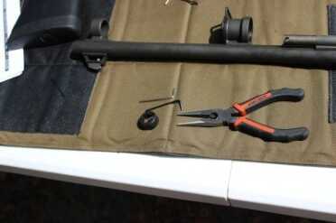 Removing some of the parts of the M4 can be a challenge. The C rings were a real bear. Don't google C ring. 