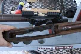 The National Match Rifle stocks are bedded and numbered to the gun.  