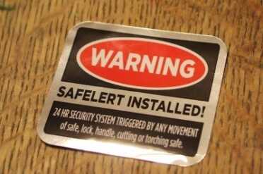 I like stickers that tell people I'm watching them.