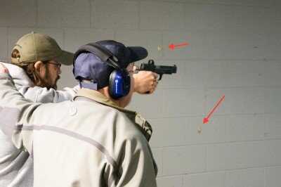 Smith & Wesson M&P Performance Center Ported shooting-7