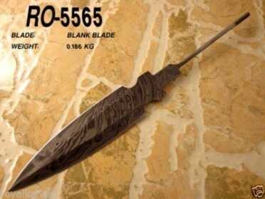 This is a blank being sold by one of the Pakistan sellers. It is meant for knifemakers to build a handle and sheath on. if you look at the handle part, it would explain the light weight of some of the knives, but it is still one solid piece.