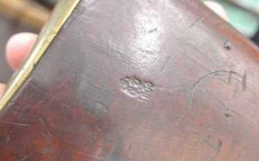 The date stamp on the Brown Bess. 