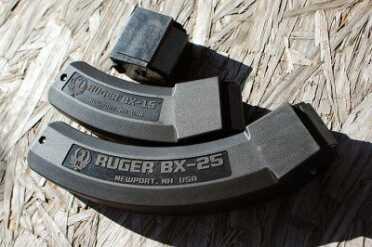 Ruger Charges into 2015 with Two New Chargers The three sizes, 10, 15, and 25. All three work flawlessly.