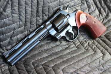 The Best Revolver Ever Made? Colt's Python--Review The Royal Blue Python with a 6" barrel.