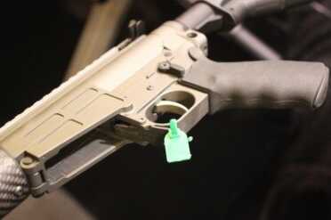 Rhino Arms--SHOT Show 2015 The mag well on the 7.62 x 39.