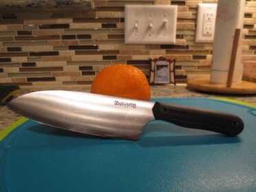 The Most Under-Appreciated Tool You Should Invest Money In, But Probably Haven't My Ban Tang Santoku. Helluva Blade!