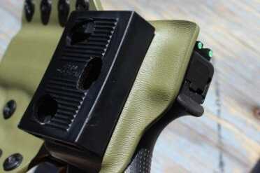 The belt loop on the OWB. 