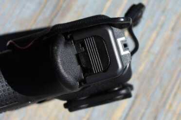 Clear sight channels help keep sights working properly. 