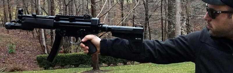 Thin Pistol Stabilizing Brace - NEW! - The Shockwave Technoligies Blade Or you can brace it against your forearm.