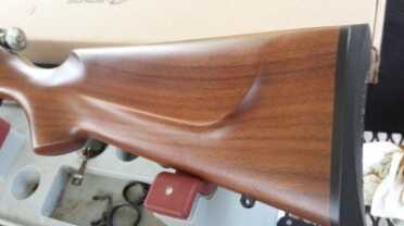 Boyds has a lot of different designs and types of wood. This model has a European style raised cheekpiece.