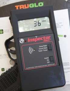 Don't worry about radioactivity carrying tritium next to your body. I also write the Prepping 101 column and my radiation meter registered no extra radiation because the sights are so small, and tritium doesn't put out a lot of energy to begin with.