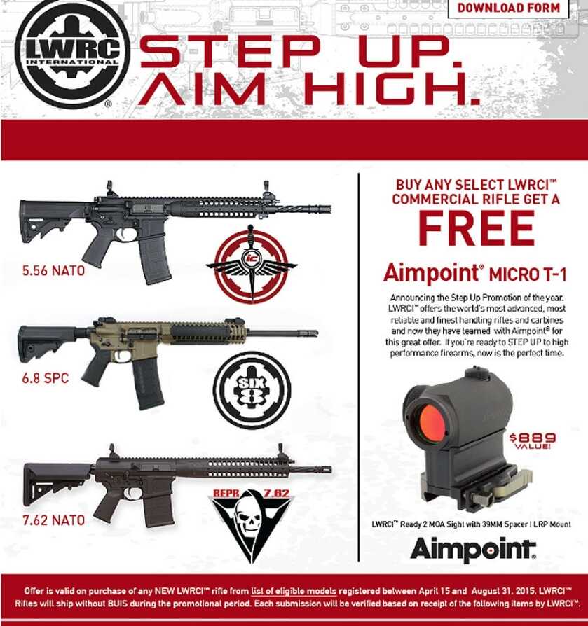 LWRC Tricon MK6--The Refined Fighting Carbine lwrc aimpoint1
