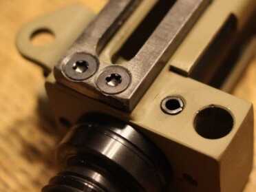 This rail would need to stay clean and well oiled, as it supports the charging handle.