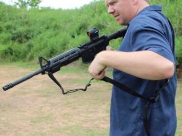 To release, just pull out to create slack. 