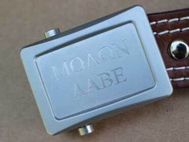 You can customize the buckles and make them as subtle or as garish as you'd like. 