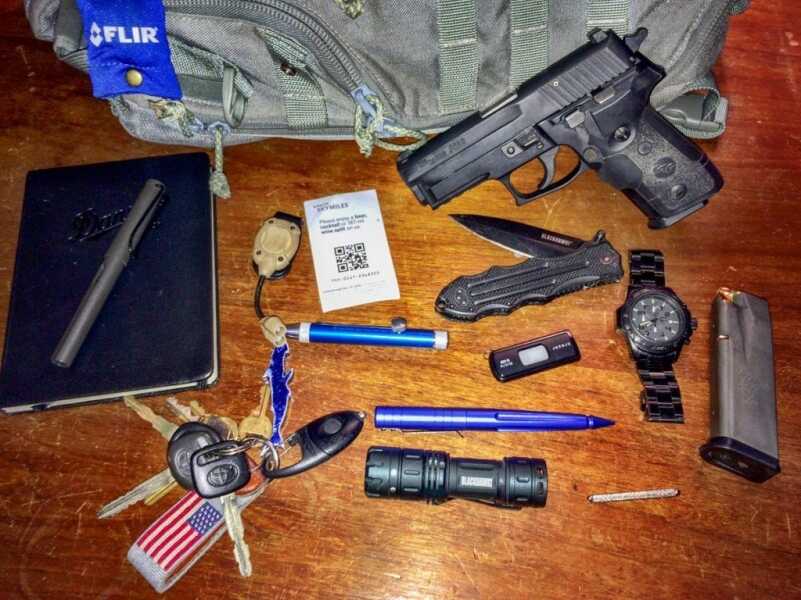 When I carry my "briefcase", I have room for a few extra essentials.