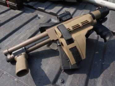 Micro Black Aces Shotgun! Is it Legal? The DT isn't flat, but it is compact.