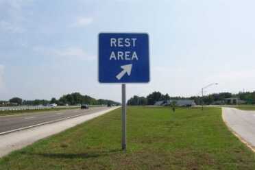 Alabama Bans Gun Owners From Using Rest Stops To Prevent ‘Injury To Public Roads’ Rest area.