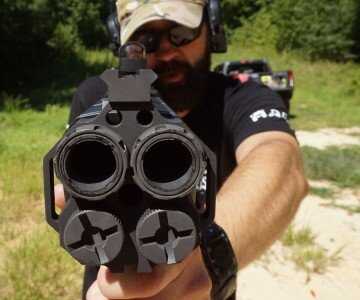 DP-12 Review--A Functional Double Barrel Bullpup Seeing double.