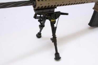 I used this Caldwell adjustable bipod for much of my shooting.