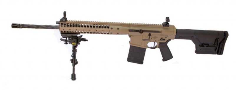 LWRC R.E.P.R. 20-inch barrel, left side.