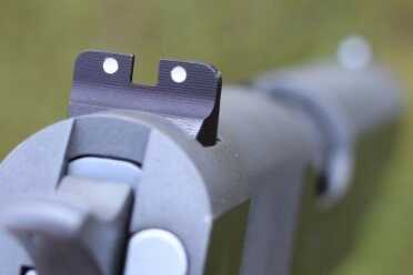 The sights are better-than-mil-spec. This is a nod to the fact that this gun is less of an homage, and more of a starting point for daily carry.