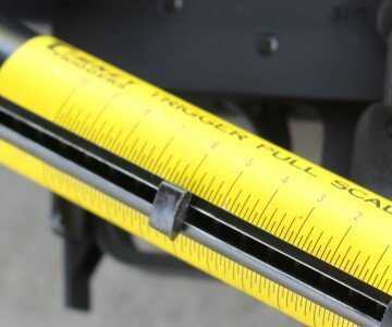 Trigger pull comes in just under 6 pounds. With such a heavy gun, that isn't terrible. And CMMG offers upgrades to Geissele triggers in some models.