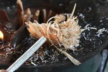 I couldn't get these lit with just sparks, but one touch of a flame sent them into an instant inferno, and they burned long. 