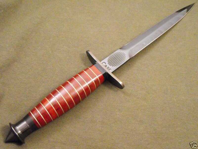 The Fairbairn-Sykes Fighting Knife This 1992 Case reissue makes some serious revisions to the grip.