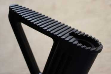 The aggressive grip is important for control. 