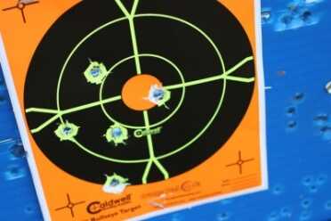 Dan Wesson ECO--The Perfect EDC 1911? Five from the holster at 7 yards, as fast as I could clear leather.