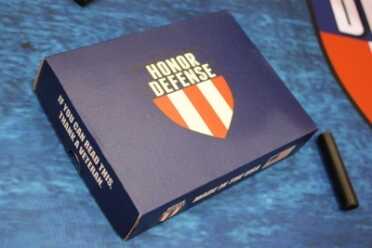 There's nothing pretentious about the box. 