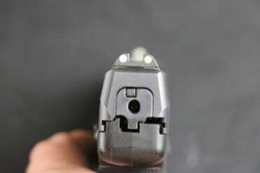 The stock sights on the PPS are fast. 