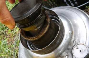 Prepping 101: Off Grid Heating With Diesel and Oil The Perfection components are of course the outside shell, which controls the draft, and the burner and tank assembly. This cap rides on the outside of the wick, and the ring you see here is the only other piece you need to make sure you have.