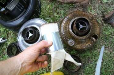 Prepping 101: Off Grid Heating With Diesel and Oil After dousing the burners with some fuel, the wicks came right out and the raising mechanisms worked fine. This is a new Perfection 500 wick, readily available online.