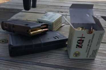 20 round mags mean reasonable capacity for a CQB gun, too.