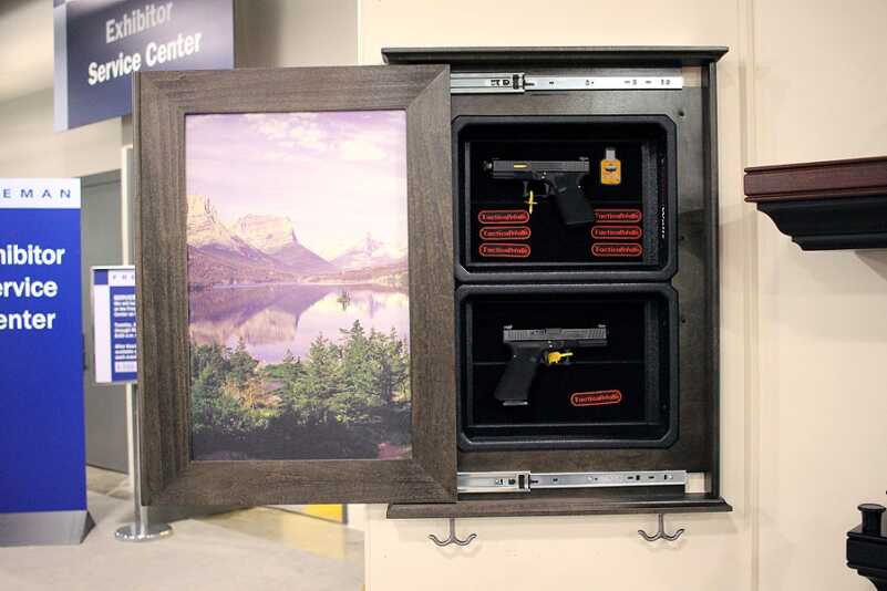 Tactical Walls: Now with RFID Locks! -- SHOT Show 2016 What looks like a simple print provides hidden security.