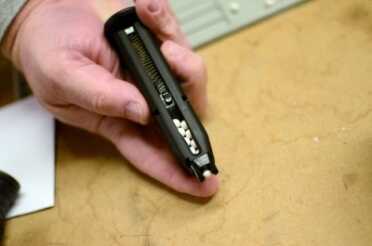 Rounds load into the mag and can be calibrated to math a PPQ's round count. 