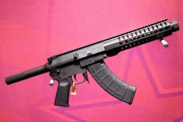 CMMG Mutant Krinkov – MK47 AKS8 -- SHOT Show 2016 The pistol version.