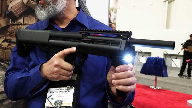 Kel-Tec 2016 - Multi-Mag Sub 2K, NFA Ready KSG, California Bullpup RDB — SHOT Show 2016 ksg-nr