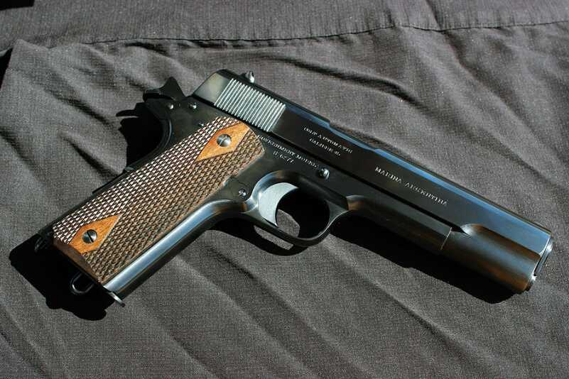 Turnbull Restoration of a 1911--Step by Step The right side in full-sun.