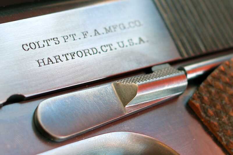 Turnbull Restoration of a 1911--Step by Step This gun changes colors in different lights.