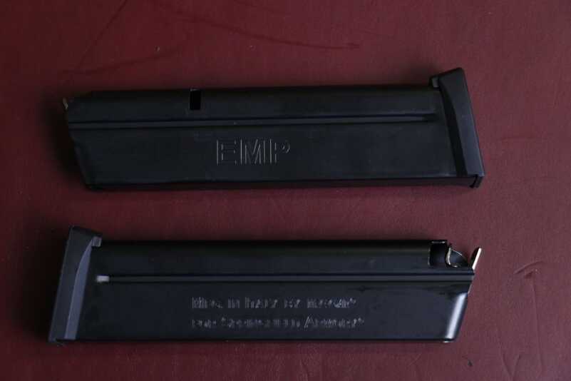 New Gun Review: EMP 4” Lightweight Champion The gun comes with three magazines. For those looking for a complete package, that is a huge benefit.