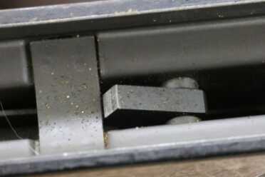 Spot-welded sheet metal construction.